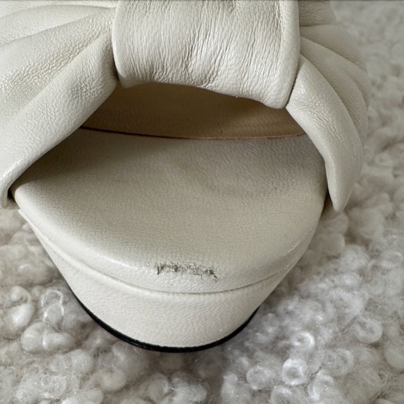 Jimmy Choo Heloise Platform Sandals β Size 37 β Worn Once β PERFECT Bridal Shoe - Picture 13 of 13